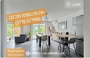 maison à la vente -   35890  LAILLE, surface 87 m2 vente maison - UBI436427819